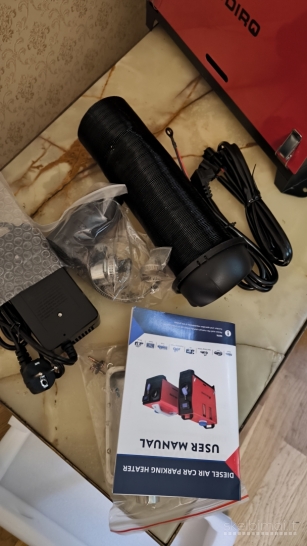DYZELINIS ORO ŠILDYTUVAS 8 kW – 12/24V/220V SU ADAPTERIU
