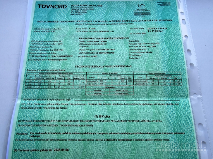 BMW 320 2013 automatas