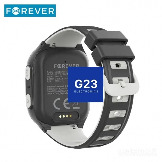 1888 Vaikiškas išmanusis laikrodis Forever Kids Boost 4G GPS juodas WWW.G23.LT
