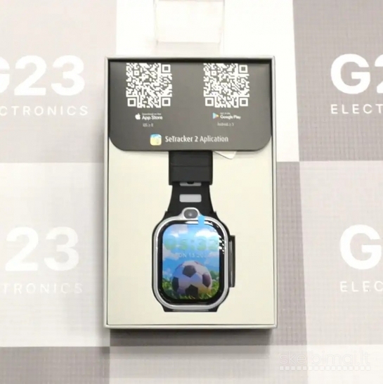 1888 Vaikiškas išmanusis laikrodis Forever Kids Boost 4G GPS juodas WWW.G23.LT