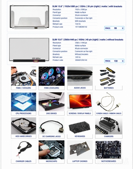 LCD panel, screen, laptop screen, screen repair