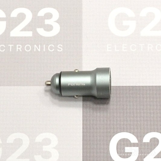 1890 Auto kroviklis Type-C ir USB 30W PD QC Foneng grafito WWW.G23.LT
