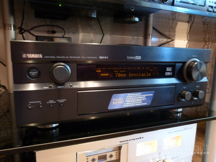 YAMAHA RX-V1300RDS Receiver. DTS 6.1. DTS Neo. 15kg. Kaip Naujas.