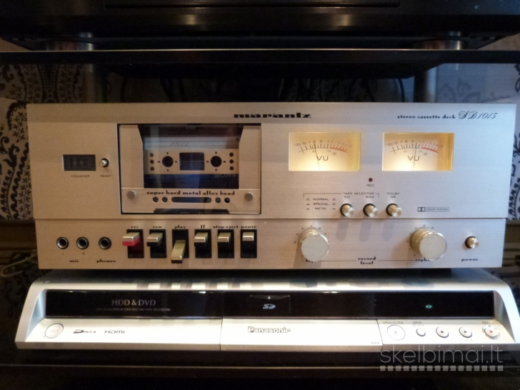 MARANTZ SD1015 Stereo Cassette Deck. Vintage 1980m. Champagne/Gold.