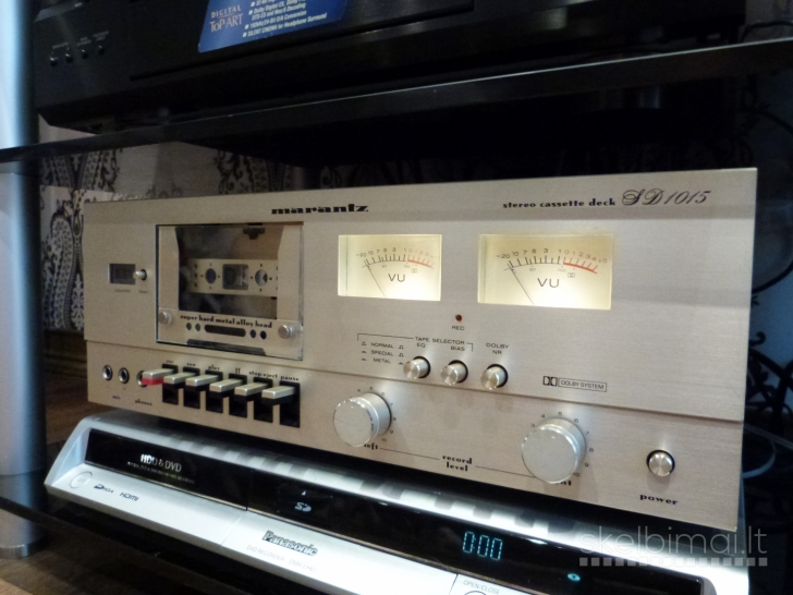 MARANTZ SD1015 Stereo Cassette Deck. Vintage 1980m. Champagne/Gold.