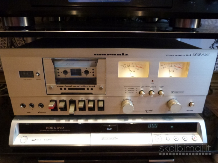 MARANTZ SD1015 Stereo Cassette Deck. Vintage 1980m. Champagne/Gold.