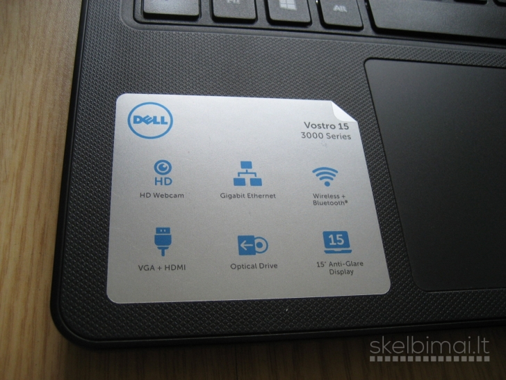 Plonas Dell 15-3568 i5 3.10GHz/ 8GB/ 256GB/ 3 val.