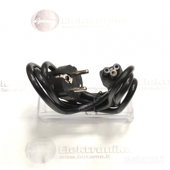 1907 IEC C5 maitinimo laidas 1.5 metro (220V) WWW.G23.LT