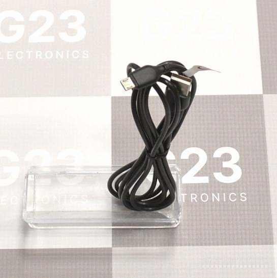 1910 Micro USB laidas 2 metrai 2.1A XO juodos spalvos WWW.G23.LT