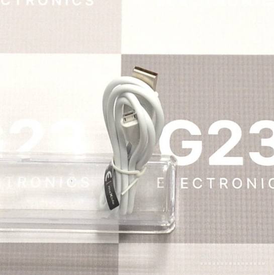 1912 Micro USB laidas 1 metras 3A maXlife baltos spalvos WWW.G23.LT
