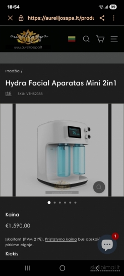 Hydra facial mini 2in1