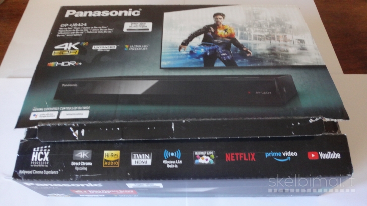 Panasonic Blu Ray grotuvas 4k
