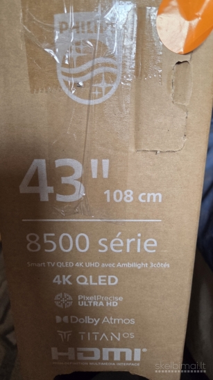 PHILIPS 4k QLED televizorius