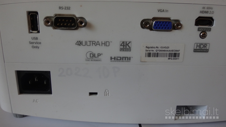 OPTOMA 4 k PROJEKTORIUS