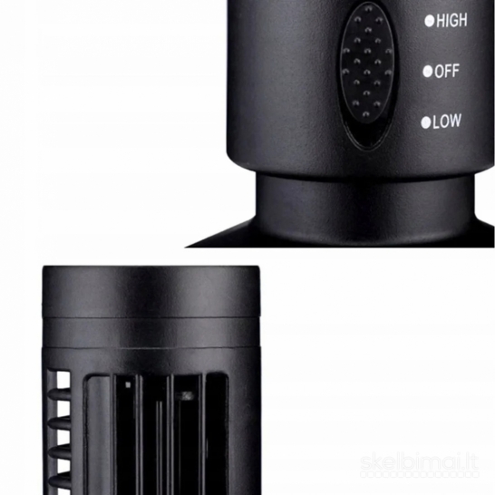 USB stalinis bokštinis ventiliatorius AG389E, 2,5 W, juodas