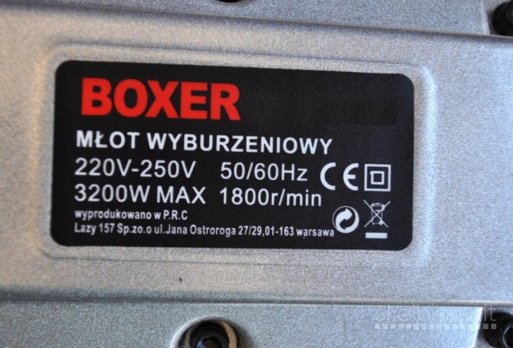 Perforatorius Plaktukas Boxer Bx- 159