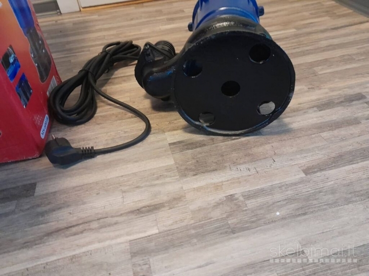 Fekalinis vandens siurblys su peiliais be plūdės