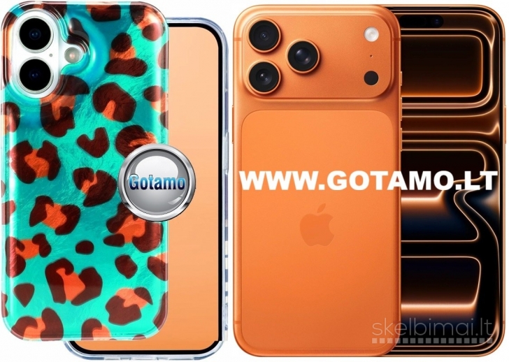 1916 Safari dėklai nugarėlės Apple iPhone 17/18 Pro Max WWW.G23.LT
