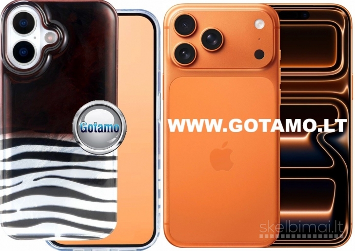 1916 Safari dėklai nugarėlės Apple iPhone 17/18 Pro Max WWW.G23.LT