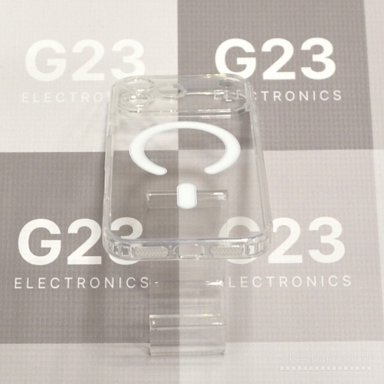 733 MagSafe Jelly dėklas su apsauga kamerai iPhone 17/18 Pro Max WWW.G23.LT