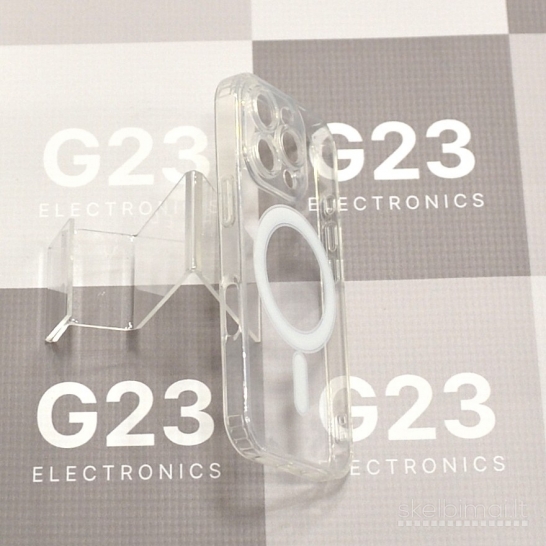 1917 MagSafe Jelly dėklas su apsauga kamerai iPhone 16 Pro WWW.G23.LT