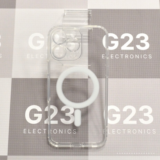 1918 MagSafe Jelly dėklas su apsauga kamerai Apple iPhone 16 Pro Max WWW.G23.LT