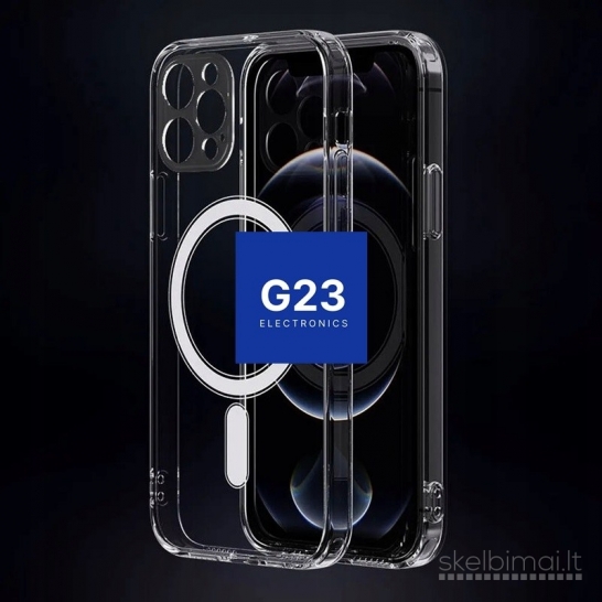 1918 MagSafe Jelly dėklas su apsauga kamerai Apple iPhone 16 Pro Max WWW.G23.LT