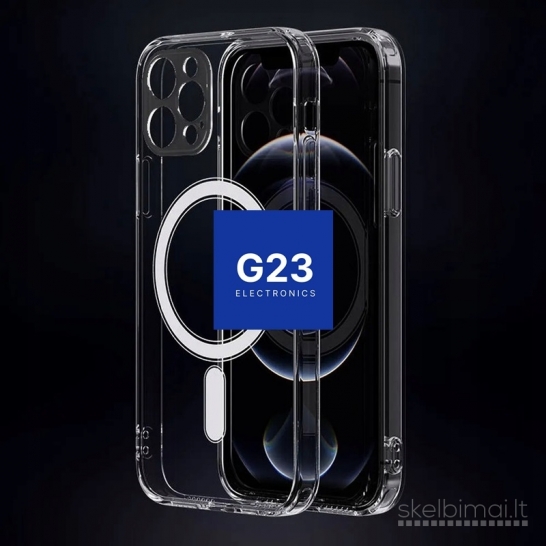 732 MagSafe Jelly dėklas su apsauga kamerai Apple iPhone 17/18 Pro WWW.G23.LT