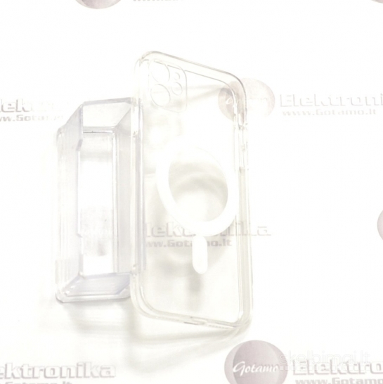 1919 MagSafe Jelly dėklas su apsauga kamerai iPhone 11 WWW.G23.LT