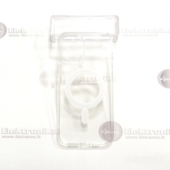 1923 MagSafe Jelly dėklas su apsauga kamerai iPhone 12 Pro Max WWW.G23.LT