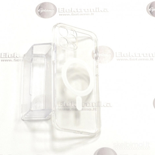 1923 MagSafe Jelly dėklas su apsauga kamerai iPhone 12 Pro Max WWW.G23.LT