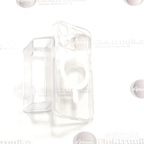 1925 MagSafe Jelly dėklas su apsauga kamerai iPhone 13 Pro WWW.G23.LT