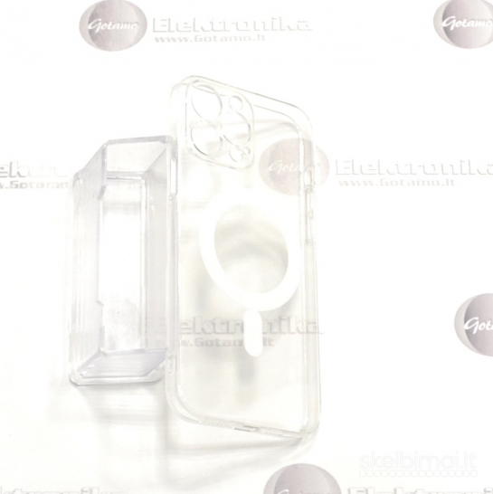 1926 MagSafe Jelly dėklas su apsauga kamerai iPhone 13 Pro Max WWW.G23.LT