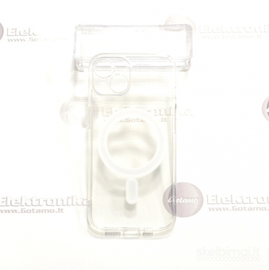 1927 MagSafe Jelly dėklas su apsauga kamerai iPhone 14 WWW.G23.LT