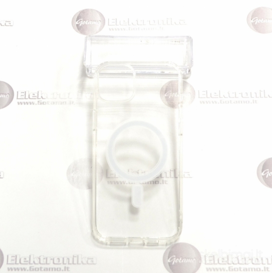 1928 MagSafe Jelly dėklas su apsauga kamerai iPhone 14 Plus WWW.G23.LT