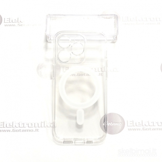 1929 MagSafe Jelly dėklas su apsauga kamerai iPhone 14 Pro WWW.G23.LT