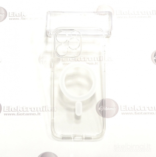 1930 MagSafe Jelly dėklas su apsauga kamerai iPhone 14 Pro Max WWW.G23.LT