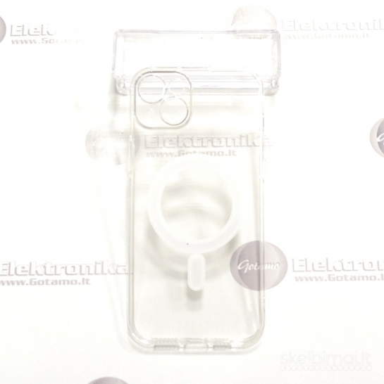 1932 MagSafe Jelly dėklas su apsauga kamerai iPhone 15 Plus WWW.G23.LT
