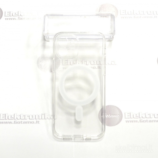 1921 MagSafe Jelly dėklas su apsauga kamerai iPhone 12 WWW.G23.LT