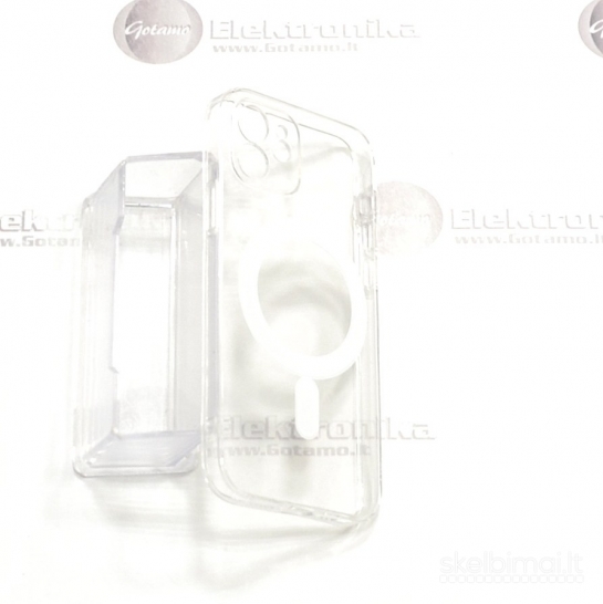 1921 MagSafe Jelly dėklas su apsauga kamerai iPhone 12 WWW.G23.LT