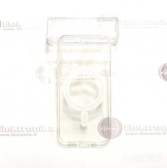 1922 MagSafe Jelly dėklas su apsauga kamerai iPhone 12 Pro WWW.G23.LT