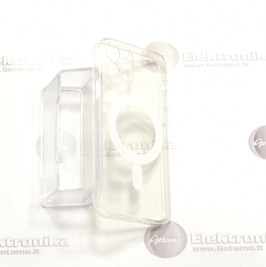 1922 MagSafe Jelly dėklas su apsauga kamerai iPhone 12 Pro WWW.G23.LT