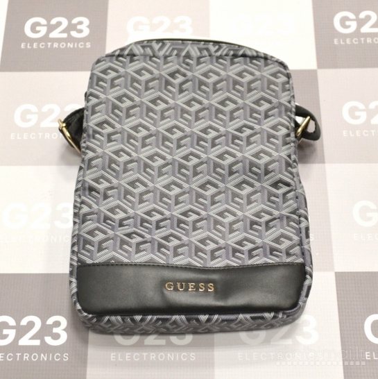 Rankinė per petį 10" planšetėms Guess GCube Stripe juoda WWW.G23.LT