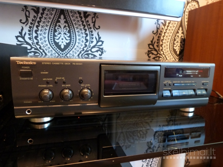 TECHNICS RS-BX501 Stereo Cassette Deck. Auto Reverse. 1994m. Made in Japan.