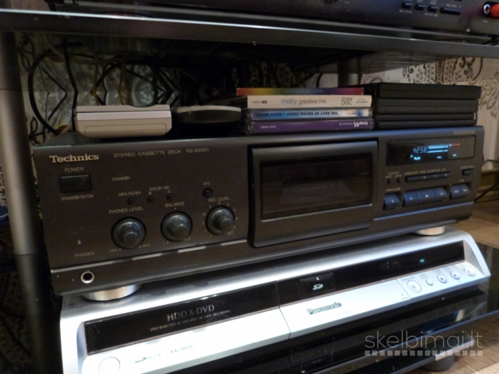 TECHNICS RS-BX501 Stereo Cassette Deck. Auto Reverse. 1994m. Made in Japan.