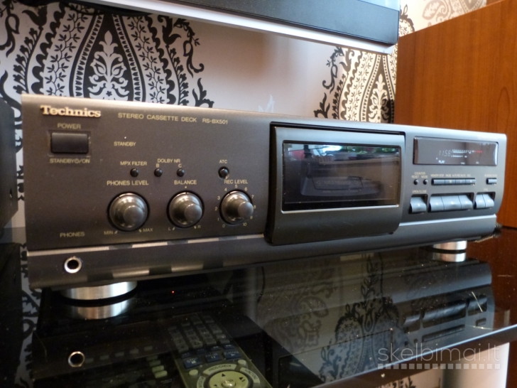TECHNICS RS-BX501 Stereo Cassette Deck. Auto Reverse. 1994m. Made in Japan.