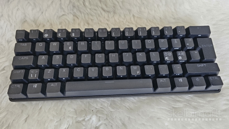 Nauja SteelSeries Apex Pro Mini laidinė mechaninė žaidimų klaviatūra (2 vnt.)