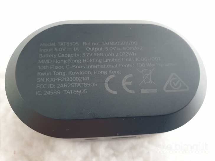 "Philips TAT8505BK/00" ausinukai (yra 3 vnt.)