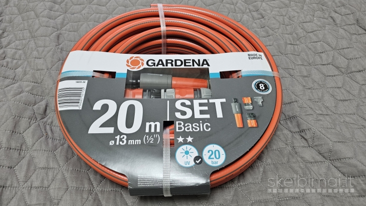 Laistymo žarna Gardena Basic Set, 13 mm, 20 m