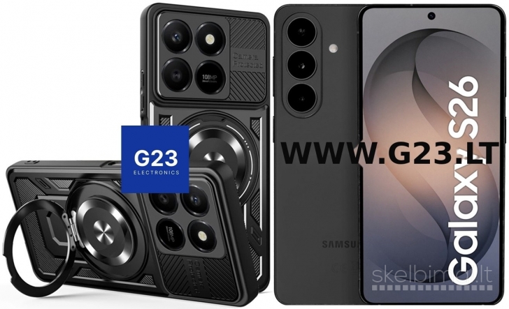1191 B-Ultra MagSafe dėklas nugarėlė šarvai Samsung Galaxy S26 WWW.G23.LT